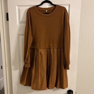 Stylish Brown Free People Lookalike Dress